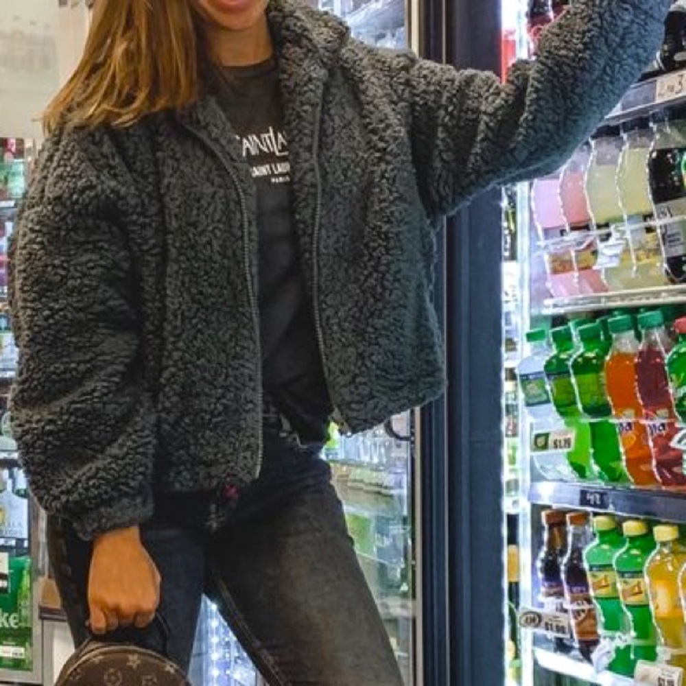 Shearling Bomber Jacket